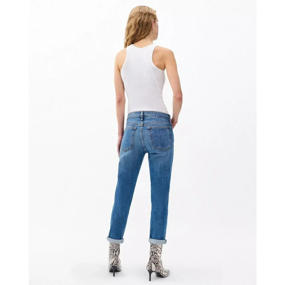 NEW Rag & Bone Women's 27 Julienne Dre Slim Boyfriend Jeans • Reg Price 225